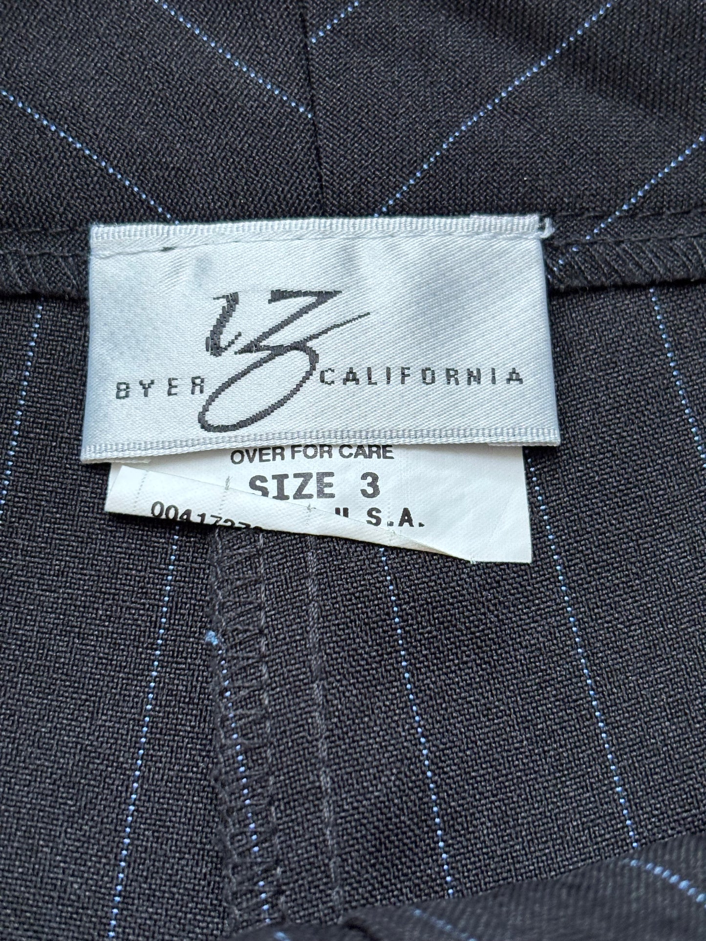Byer 90's Pinstripe Pant | Size 27"