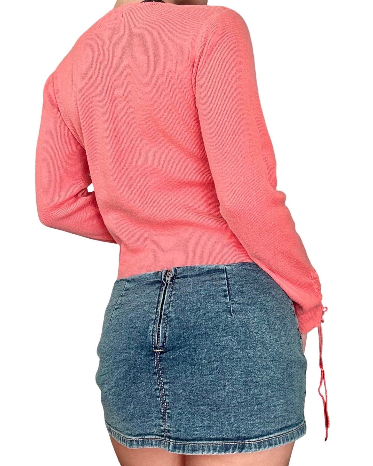 Copper Key 00's Lace Up Top | Size S