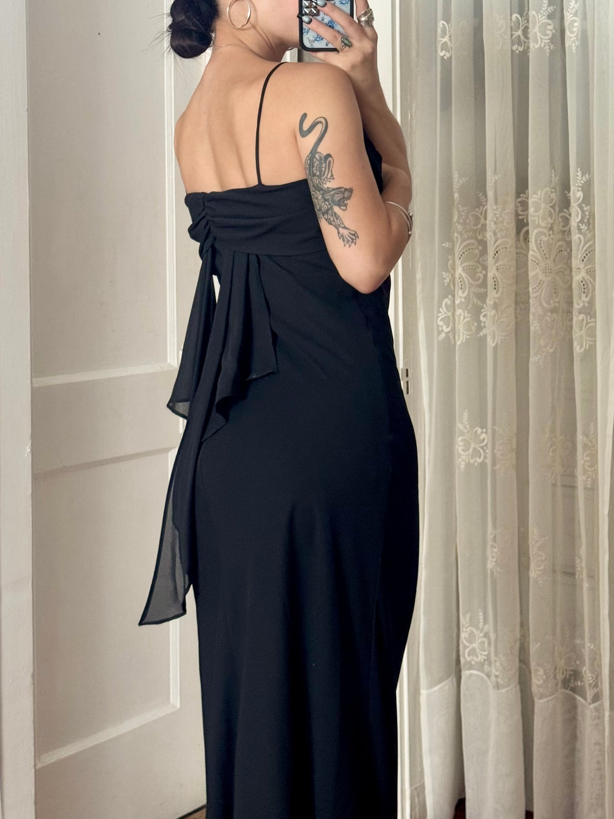 90's Mesh Gown | Size 7/8