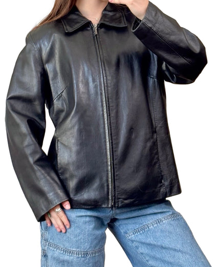 Mossimo 90's Leather Jacket | Size L