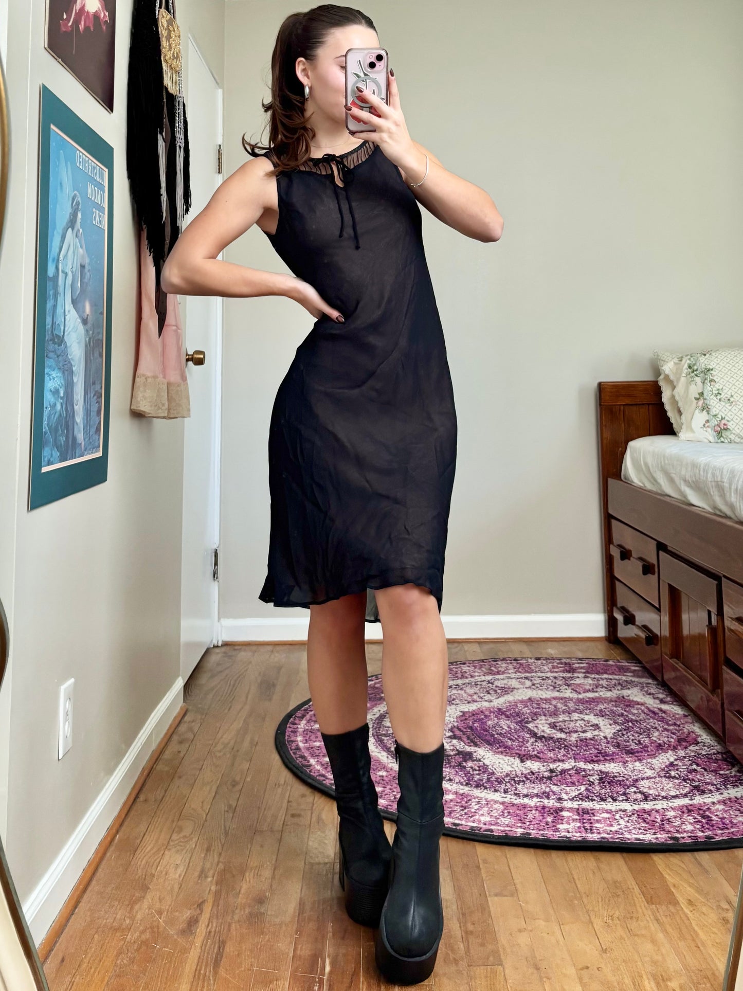 Tessuto 90's Mesh Dress | Size XS/S