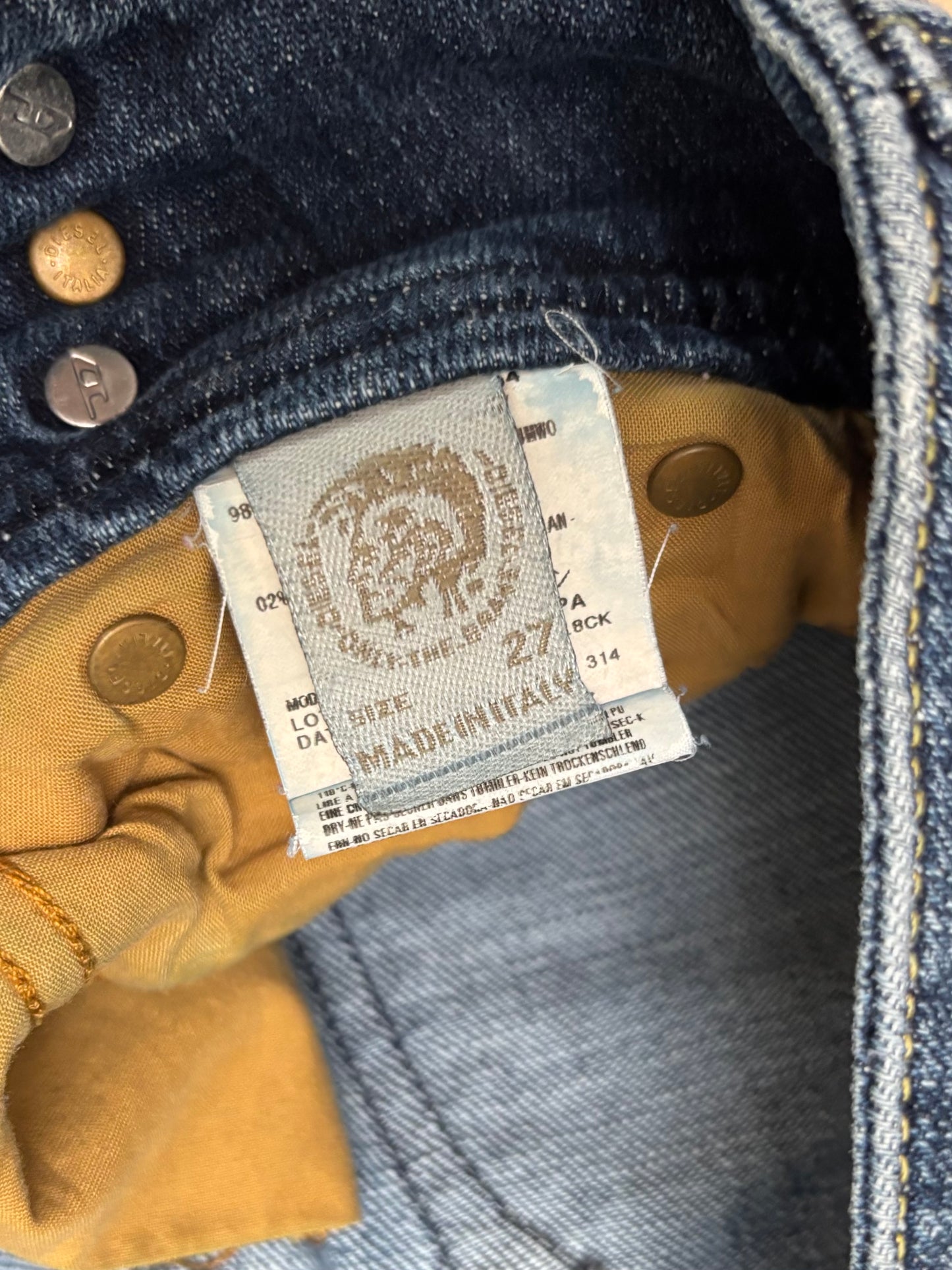Diesel Low Rise Jeans | 27” waist