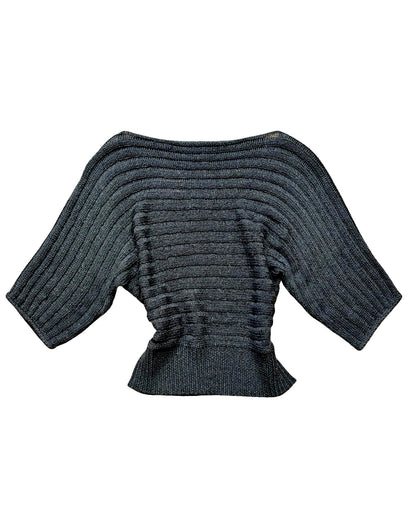 Fang 00's Knit Slouch Top | Size M