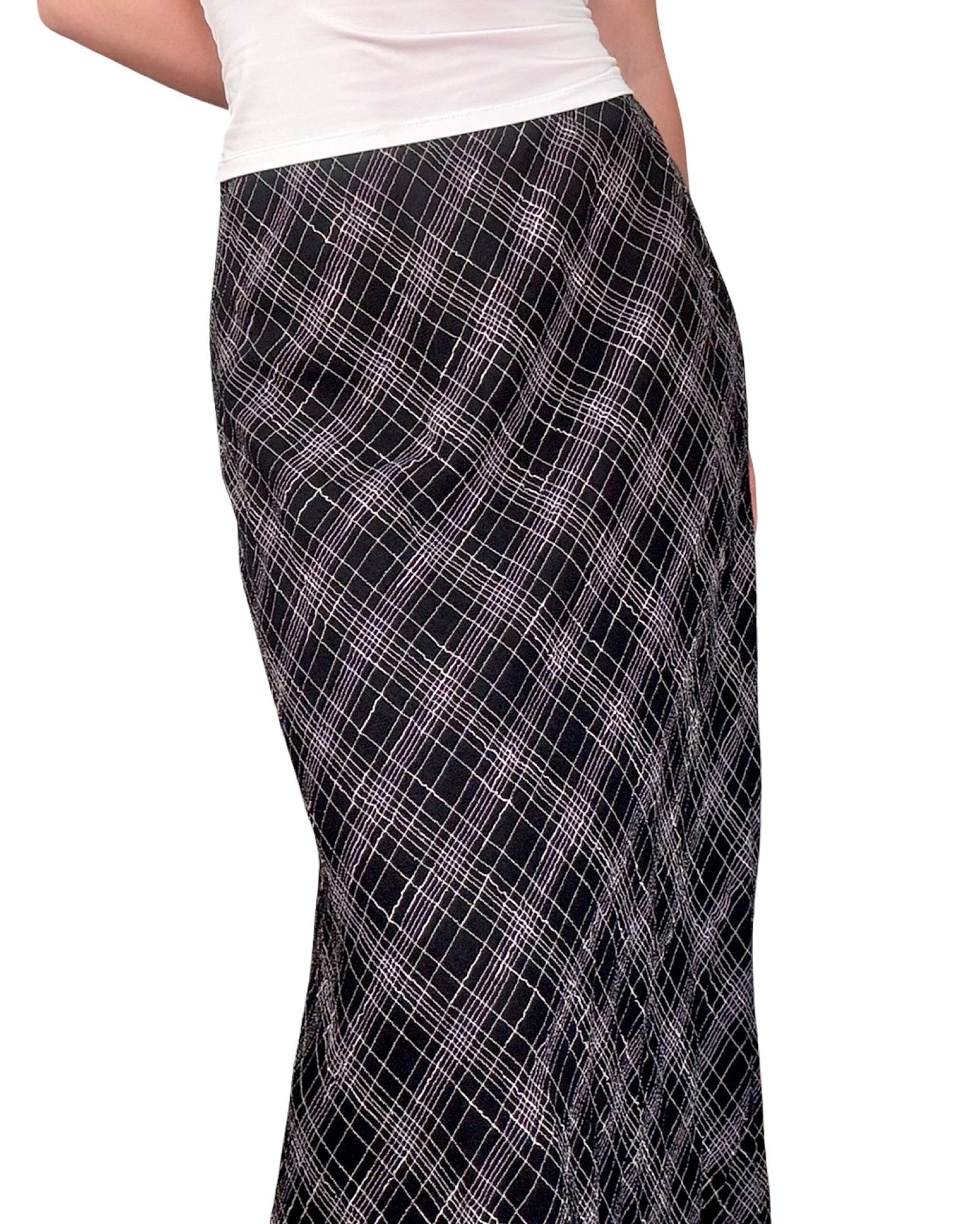 Ellen Tracy 90's Plaid Skirt | 26" Waist