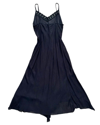 Lace Trim 90’s Slip Dress | Size S