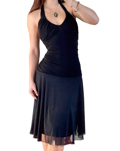 My Michelle 00's Ruched Dress | Size L