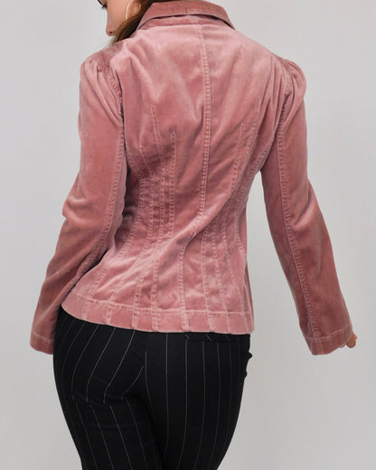 Y2K Velvet Bebe Blazer | Size XS