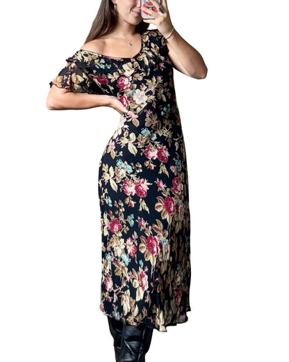 Paradise 90’s Beaded Midi Dress | Size M