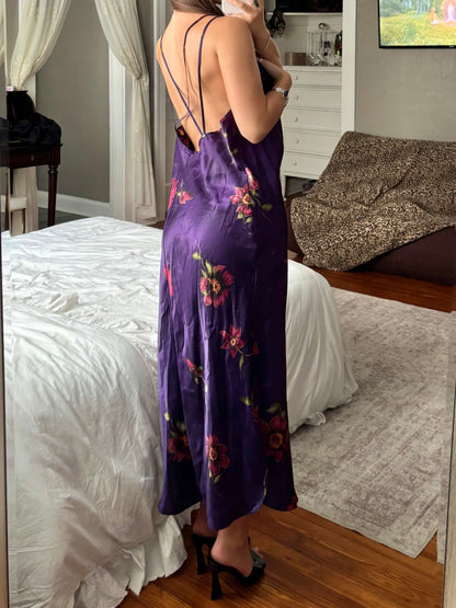 Floral 90’s Slip Dress | Size L