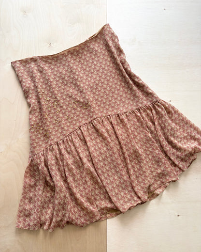 Tapemeasure Y2K Silk Skirt | Size 37” waist