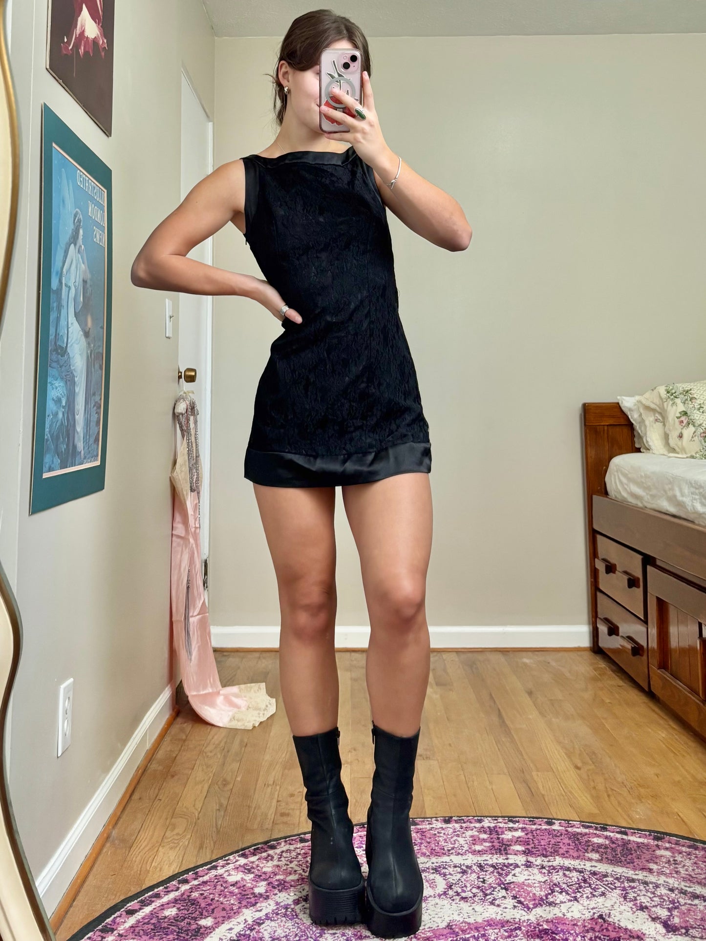 Forever 00's Lace Mini Dress | Size XS