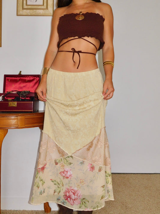 Josie Floral Mesh Maxi | Size 31” waist