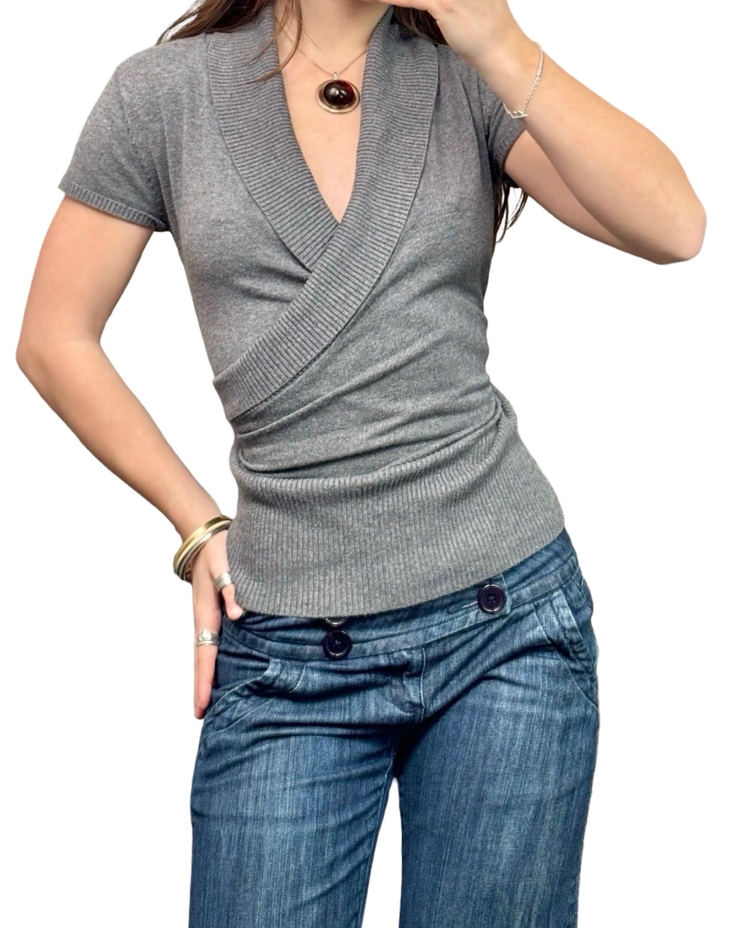 B.Wear 00's Knit Top | Size L