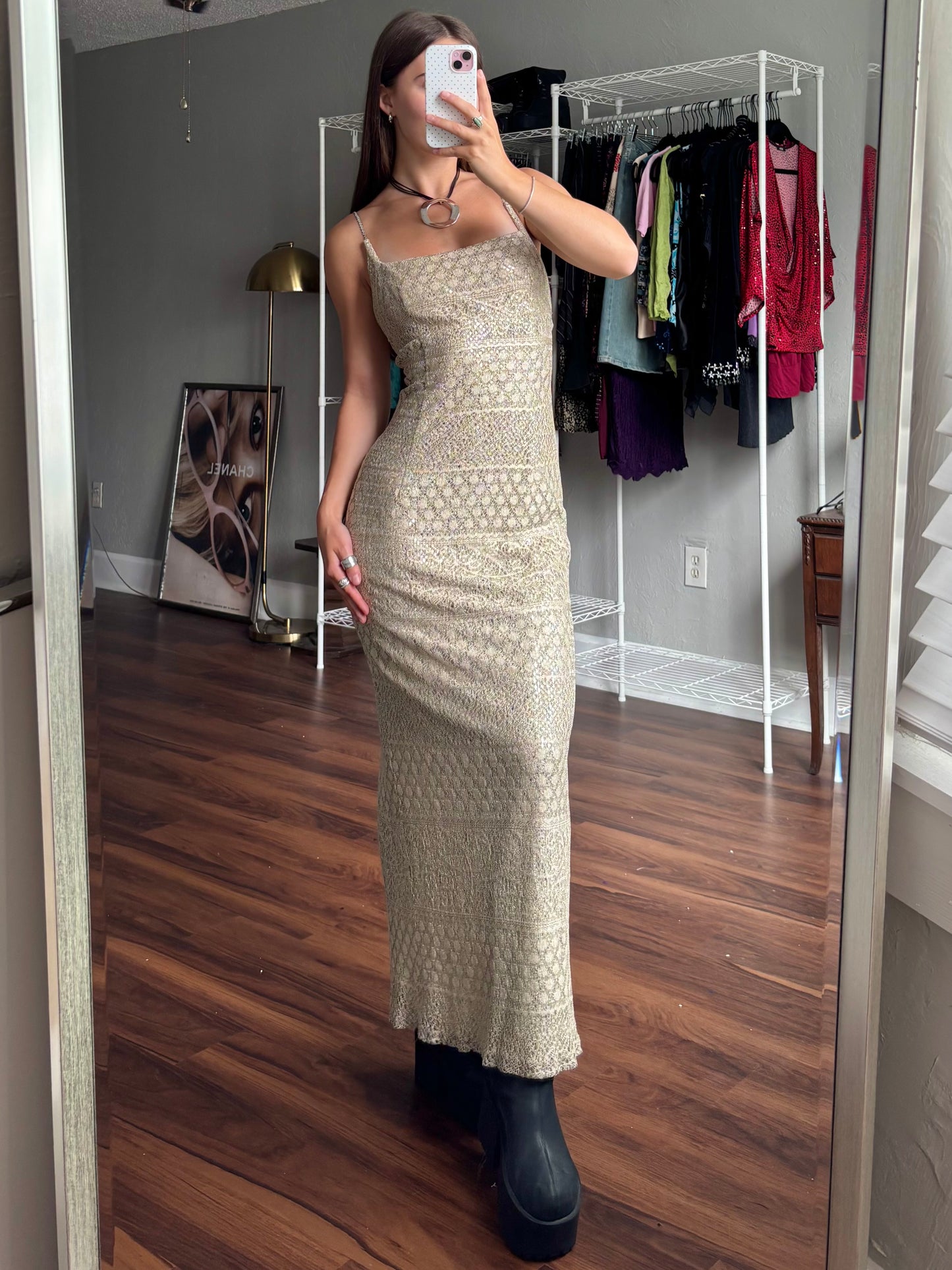 Bari Jay 90's Overlay Dress | Size 6