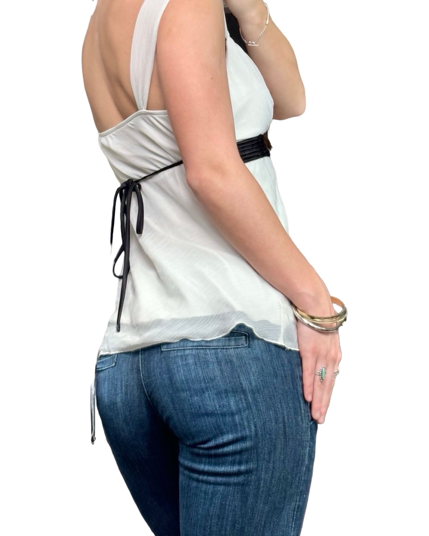 A.Byer 00's Tie Back Top | Size M