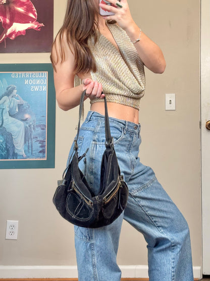 Corduroy 00's Zipper Purse