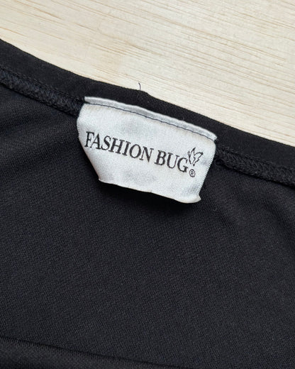 Black Asymmetric Midi | Size 26” waist