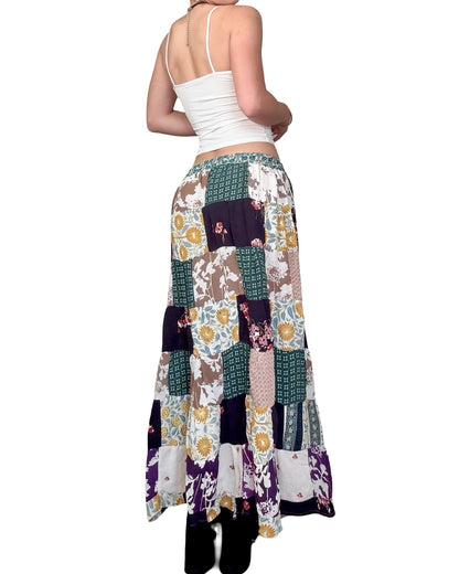 Jackpot 00's Patchwork Skirt | 27" Waist