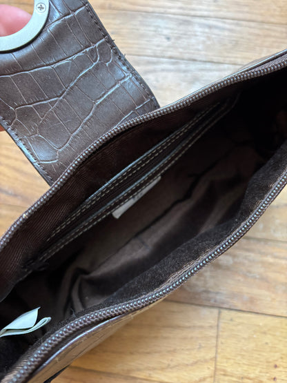 Brown 90's Leather Purse