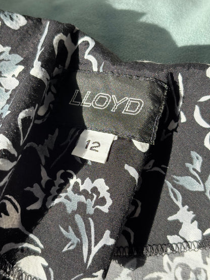Lloyd 90's Tie Back Maxi Dress | Size 12