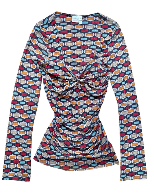Sweet Pea 00's Geometric Top | Size S