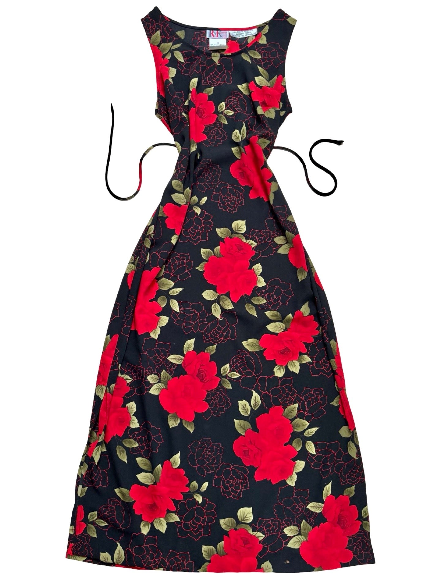 Rose 90’s Tie Back Dress | Size M/L