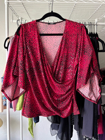 MSK 00's Batwing Top | Size L