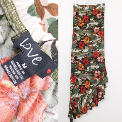 Y2K Asymmetric Maxi Dress | Size M