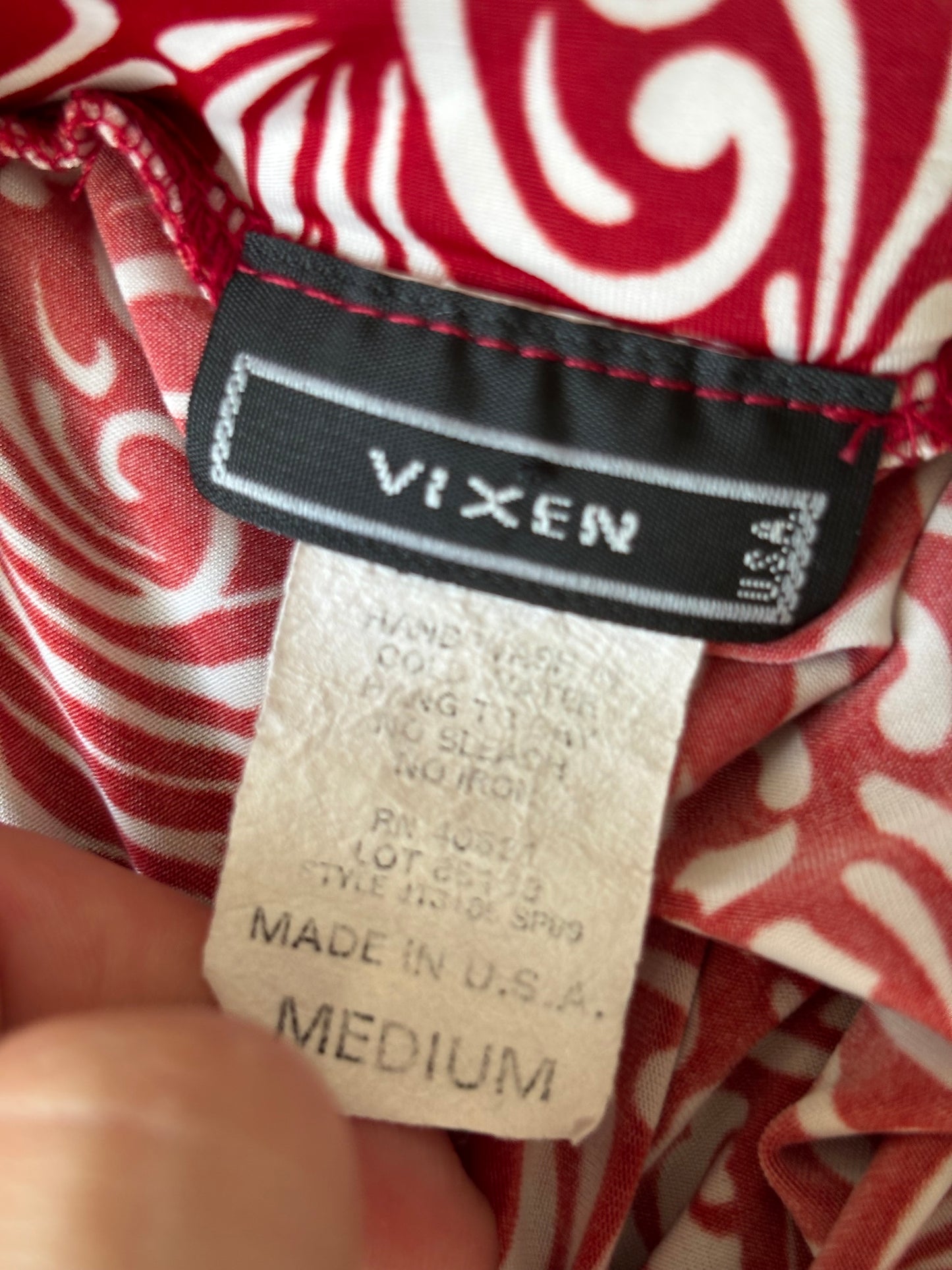 Vixen 00's Lace Hem tube Top | Size M