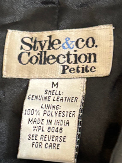 Style & Co 90’s Leather Jacket | Size M