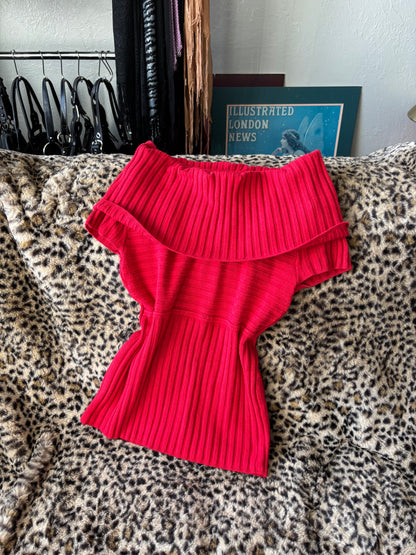 I.N.C 00's Knit Fold Top | Size S