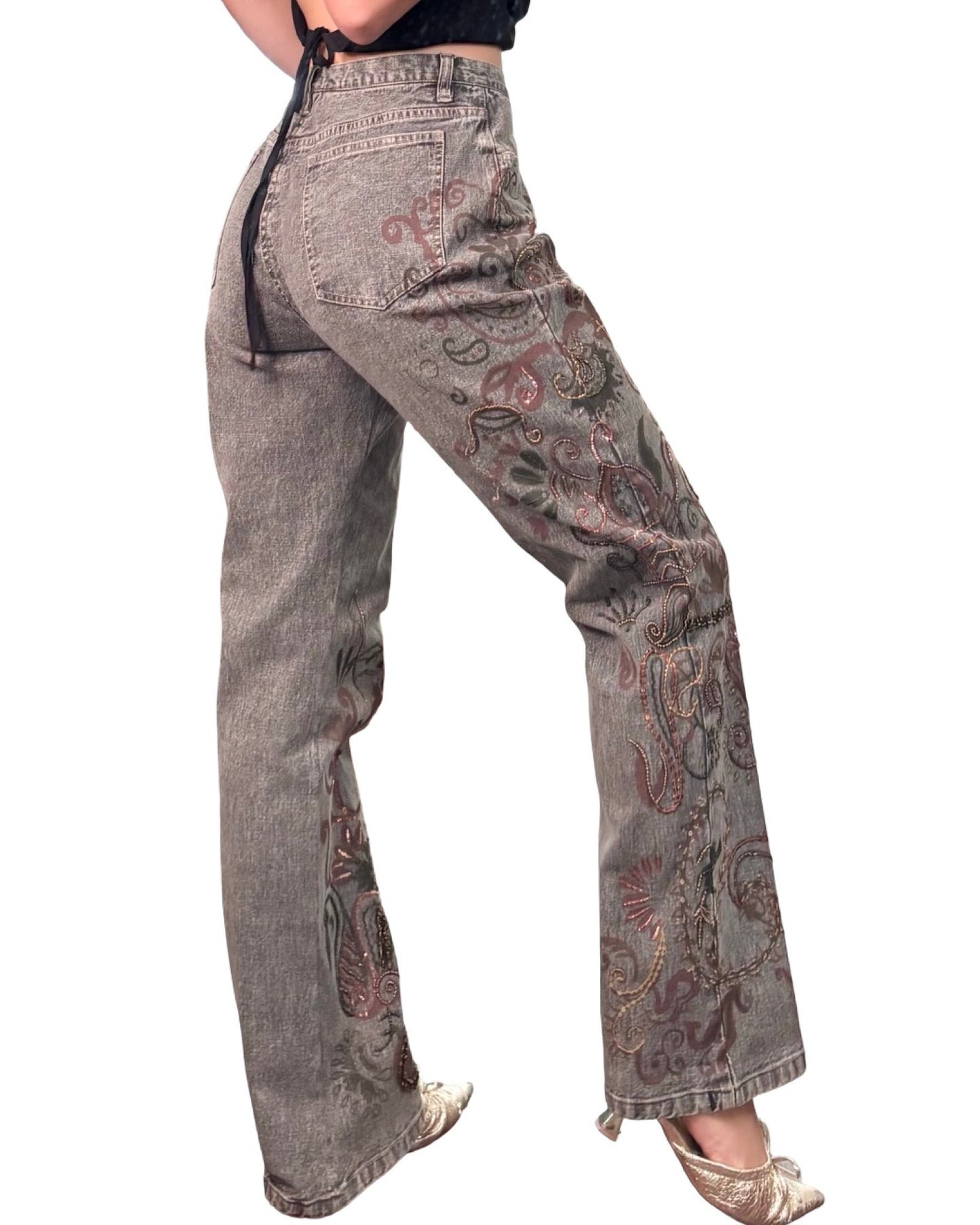 Chico's 00's Printed Jean | Size 32" Waist