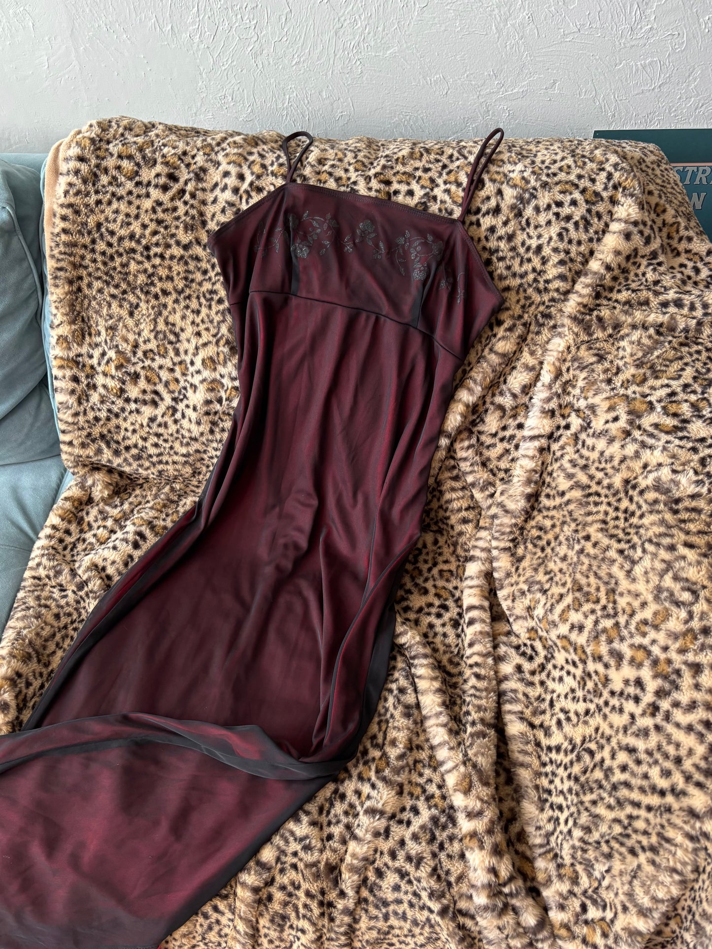 Status 90's Mesh Maxi Dress | Size M