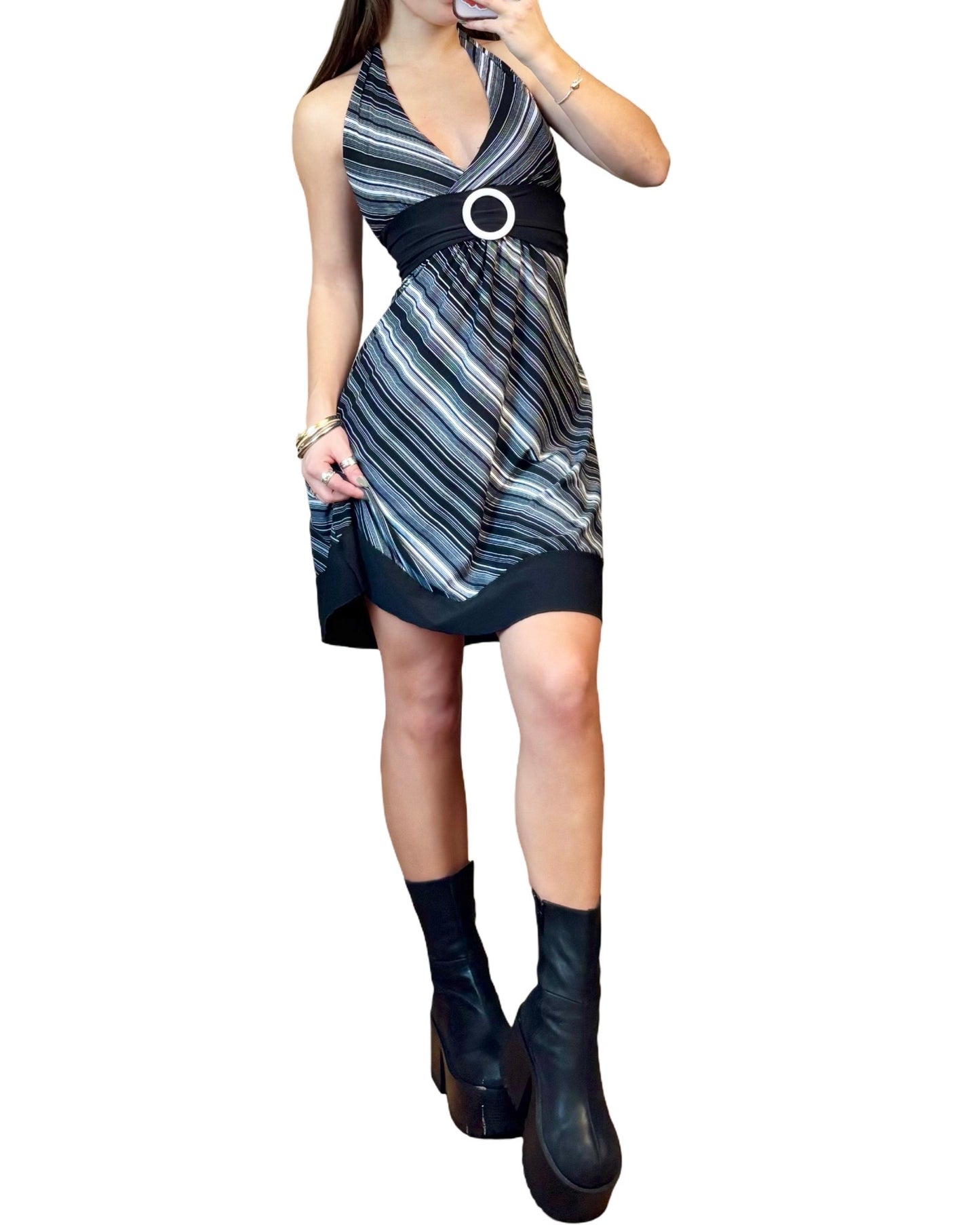 Vanity Halter 00's Dress | Size L/XL