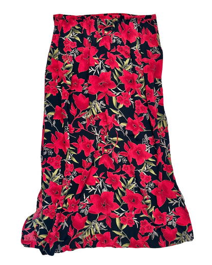 Floral 90’s Maxi Skirt | Size 30” waist