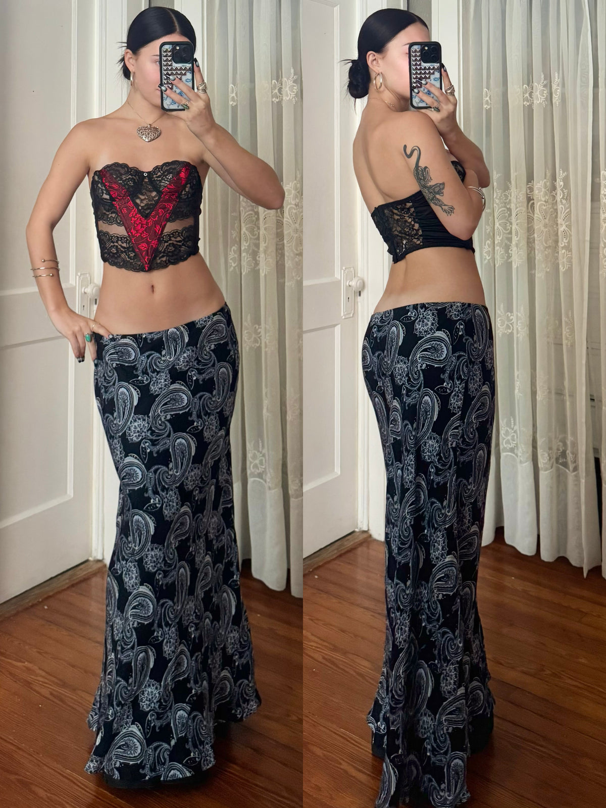 90's Silk Skirt | Size 32" Waist