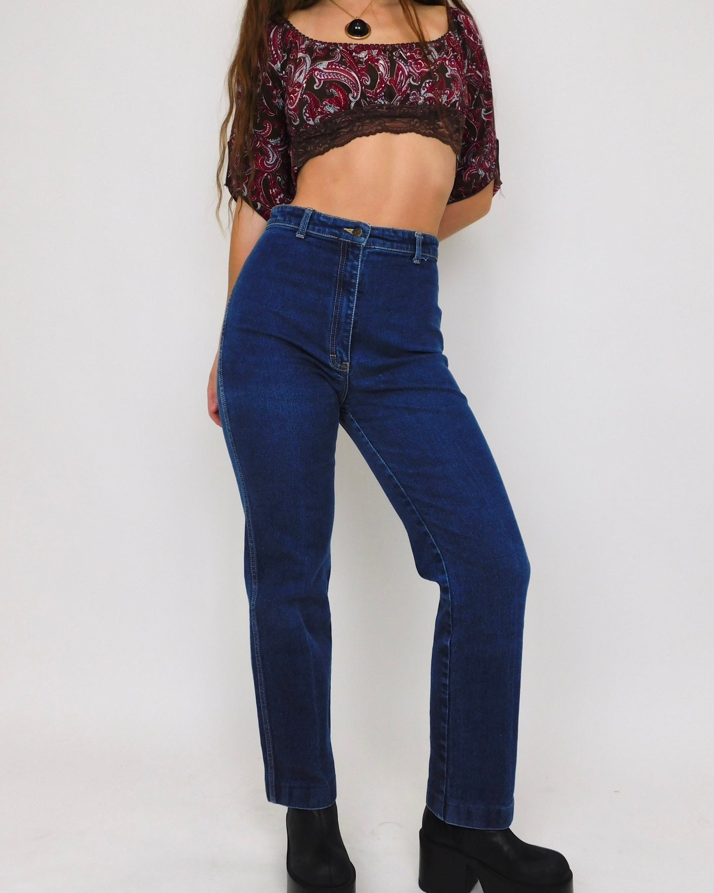 Straight Leg Jeans | 26” waist