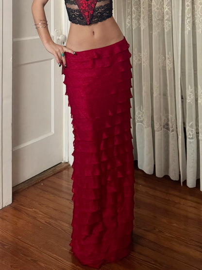 Y2K Maxi Skirt | Size 30" Waist