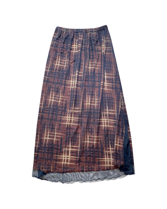 Mesh 90’s Maxi Skirt | Size 26” waist