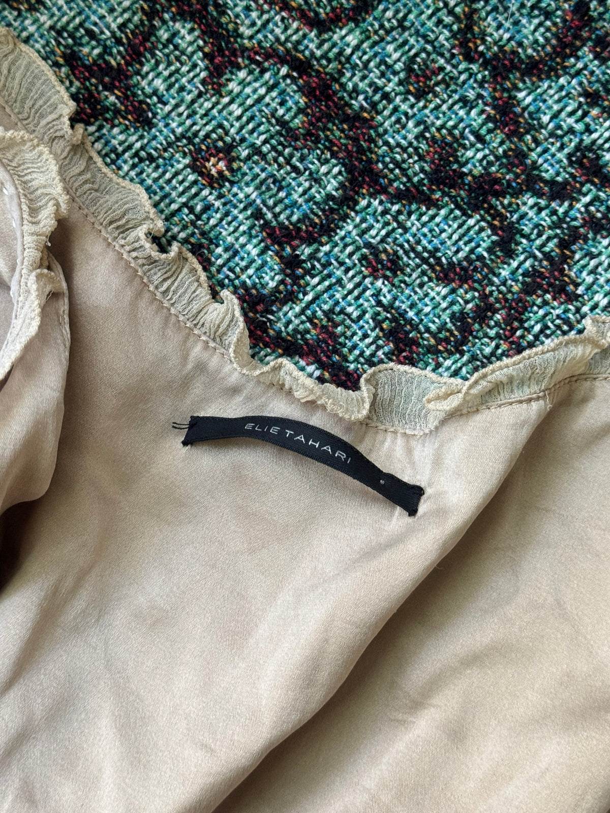 Y2K Silk Lace Top | Size M