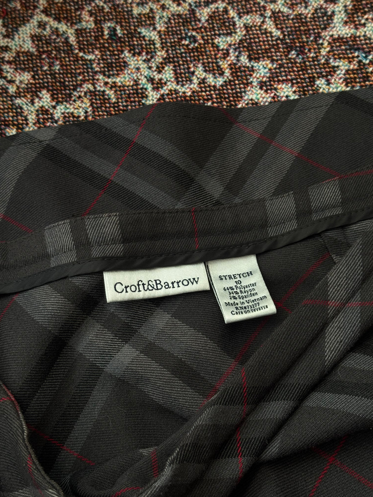 Y2K Plaid Maxi Skirt | Size 32" Waist