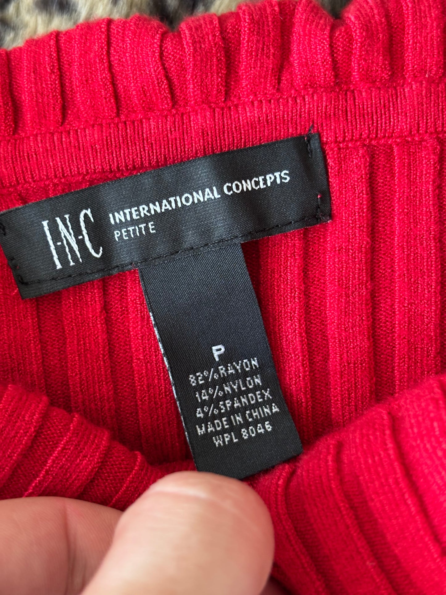 I.N.C 00's Knit Fold Top | Size S