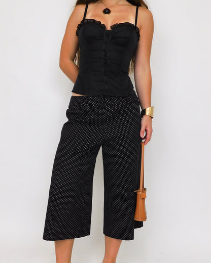 Polka Dot Capris | Size 8