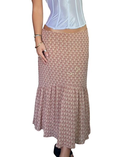 Tapemeasure Y2K Silk Skirt | Size 37” waist