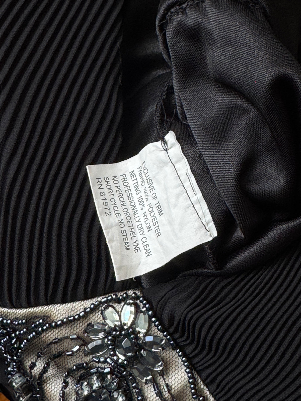 Y2K Beaded Halter Dress | Size M