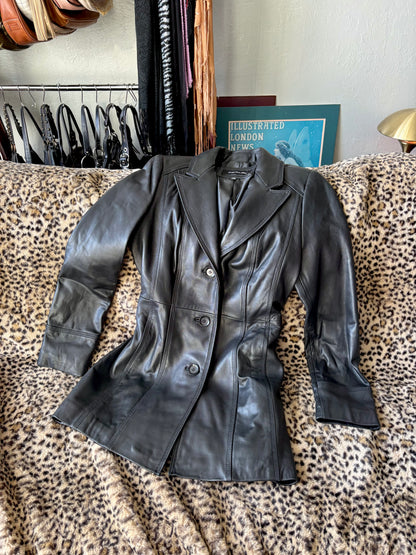 Jones NY 90’s Leather Jacket | Size M