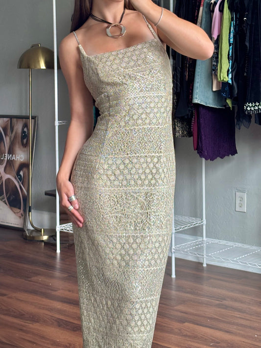Bari Jay 90's Overlay Dress | Size 6