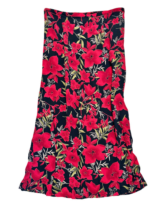 Floral 90’s Maxi Skirt | Size 30” waist