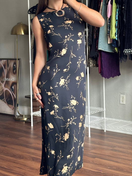 Petite Sophisticate 90's Printed Dress | Size 2