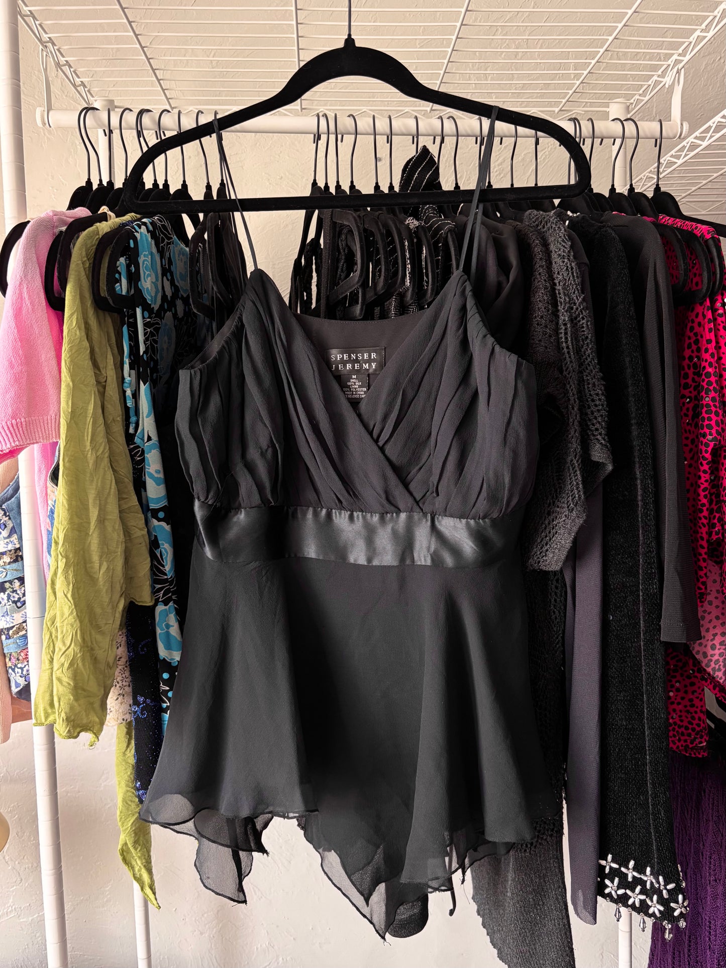 Spenser Jeremy 00's Silk Top | Size M